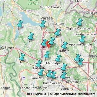 Mappa 21040 Carnago VA, Italia (8.6585)