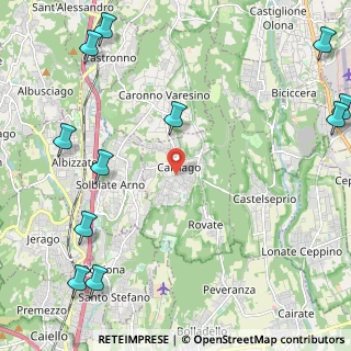 Mappa 21040 Carnago VA, Italia (3.25182)