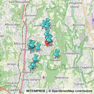 Mappa 21040 Carnago VA, Italia (1.39313)