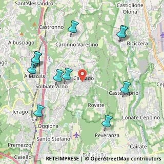 Mappa 21040 Carnago VA, Italia (2.42)