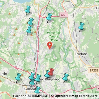 Mappa Via San Martino, 21040 Carnago VA, Italia (6.38286)