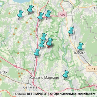 Mappa Via San Martino, 21040 Carnago VA, Italia (4.07769)