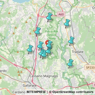 Mappa Via San Martino, 21040 Carnago VA, Italia (3.03091)