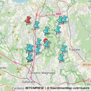 Mappa 21040 Carnago VA, Italia (3.474)