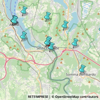 Mappa Via Sambrasca, 28053 Castelletto sopra Ticino NO, Italia (5.06769)