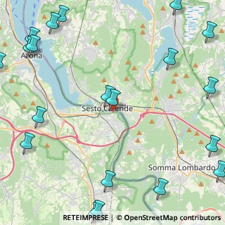 Mappa Via Sambrasca, 28053 Castelletto sopra Ticino NO, Italia (7.021)