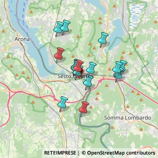 Mappa Via Sambrasca, 28053 Castelletto sopra Ticino NO, Italia (2.69188)