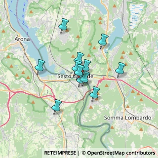 Mappa Via Sambrasca, 28053 Castelletto sopra Ticino NO, Italia (2.49833)