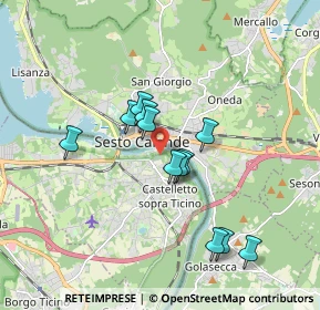 Mappa Via Sambrasca, 28053 Castelletto sopra Ticino NO, Italia (1.49833)