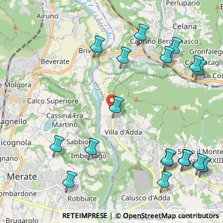 Mappa SP169, 24030 Villa d'Adda BG, Italia (2.93167)