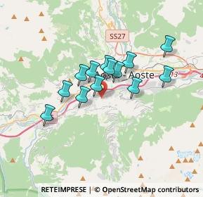 Mappa Fraz, 11020 Gressan AO, Italia (2.57462)
