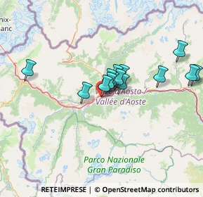 Mappa Fraz, 11020 Gressan AO, Italia (11.06357)