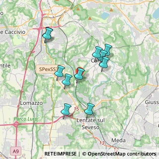 Mappa SP34, 22063 Cantù CO, Italia (3.22182)