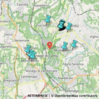 Mappa SP34, 22063 Cantù CO, Italia (1.866)