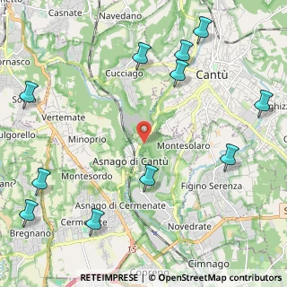 Mappa SP34, 22063 Cantù CO, Italia (2.92455)