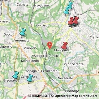 Mappa SP34, 22063 Cantù CO, Italia (2.89)