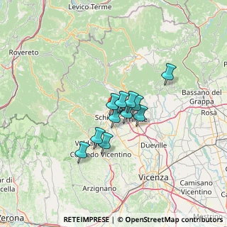 Mappa Via Emilia Romagna, 36015 Schio VI, Italia (8.29091)