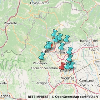 Mappa Via Emilia Romagna, 36015 Schio VI, Italia (10.50385)