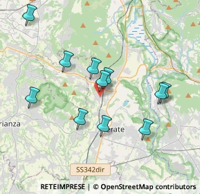 Mappa Via San Vigilio, 23887 Olgiate Molgora LC, Italia (3.57727)