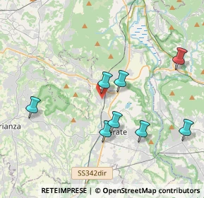 Mappa Via San Vigilio, 23887 Olgiate Molgora LC, Italia (5.26091)