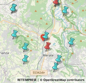 Mappa Via San Vigilio, 23887 Olgiate Molgora LC, Italia (5.11846)