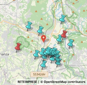 Mappa Via San Vigilio, 23887 Olgiate Molgora LC, Italia (3.5345)