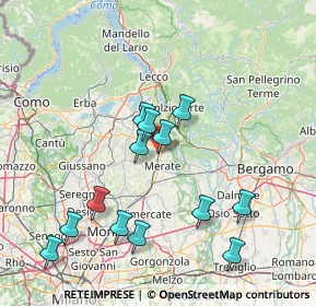 Mappa Via San Vigilio, 23887 Olgiate Molgora LC, Italia (15.46385)