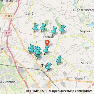Mappa Via Ca' Nova, 36030 Zugliano VI, Italia (1.5425)