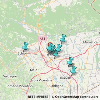 Mappa Via Ca' Nova, 36030 Zugliano VI, Italia (4.95909)