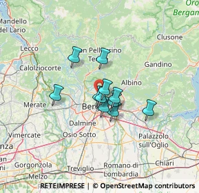 Mappa Via Ludovico Antonio Muratori, 24123 Bergamo BG, Italia (7.96818)