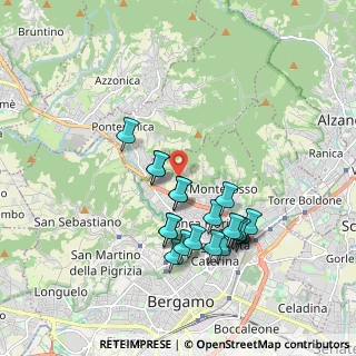 Mappa Via Ludovico Antonio Muratori, 24123 Bergamo BG, Italia (1.7415)