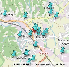 Mappa Via Giacomo Leopardi, 24030 Mapello BG, Italia (1.0495)