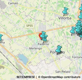 Mappa Via dei Fanti, 31050 Ponzano Veneto TV, Italia (3.01471)