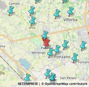 Mappa Via dei Fanti, 31050 Ponzano Veneto TV, Italia (2.6835)