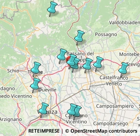 Mappa 36055 Nove VI, Italia (14.75231)