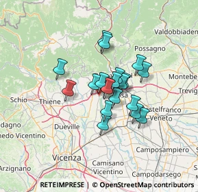 Mappa 36055 Nove VI, Italia (8.713)