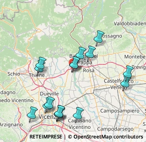 Mappa 36055 Nove VI, Italia (16.435)