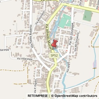 Mappa Via Alfredo Munari, 23, 36055 Nove, Vicenza (Veneto)