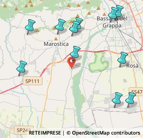 Mappa 36055 Nove VI, Italia (5.12455)