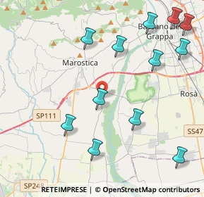 Mappa 36055 Nove VI, Italia (4.98917)