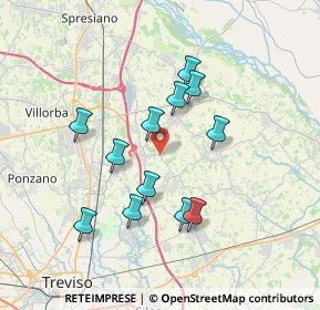 Mappa Via Cardinale Callegari, 31050 Carbonera TV, Italia (3.17917)