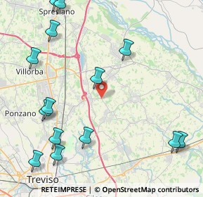 Mappa Via Cardinale Callegari, 31050 Carbonera TV, Italia (5.52714)