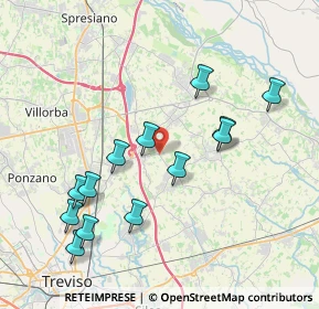 Mappa Via Cardinale Callegari, 31050 Carbonera TV, Italia (3.97923)