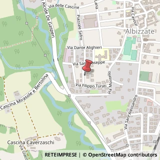 Mappa Via Bruno Giordano, 5, 21041 Albizzate, Varese (Lombardia)