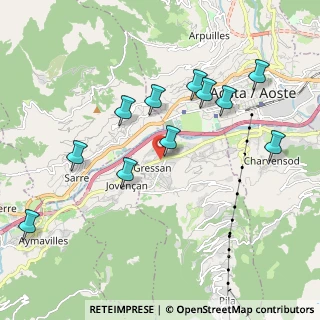 Mappa Frazione Chez le Ru, 11020 Gressan AO, Italia (2.01)