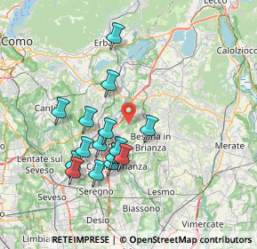 Mappa Via Alessandro Volta, 20836 Briosco MB, Italia (6.67467)