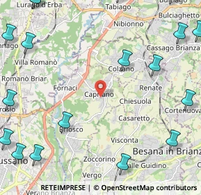 Mappa Via Alessandro Volta, 20836 Briosco MB, Italia (3.52632)