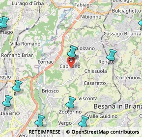 Mappa Via Alessandro Volta, 20836 Briosco MB, Italia (3.02)