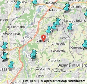 Mappa Via Alessandro Volta, 20836 Briosco MB, Italia (3.1225)
