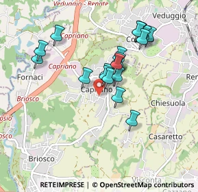 Mappa Via Alessandro Volta, 20836 Briosco MB, Italia (0.8115)